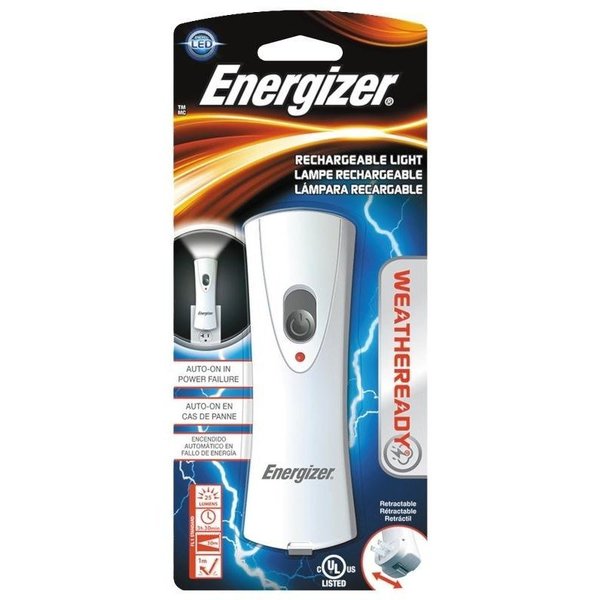 Eveready RC250BP Double Duty Flashlight, 280 mAh, NiMH, Rechargeable Battery, PR4 Krypton Lamp, 59 Lumens RCL1FN2WR